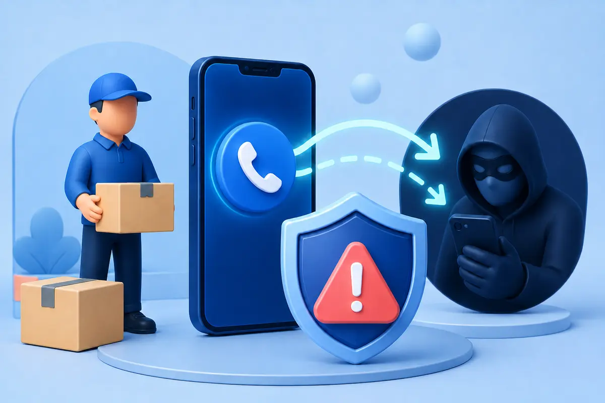 Delivery-Agent Call-Forwarding Scam: Never Dial a Code Given by a Caller